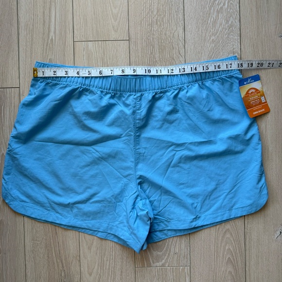 NWT Columbia Omni-Shade Blossom Bay Shorts 4” Inseam in Light Blue Women’s SizeL - Picture 2 of 11